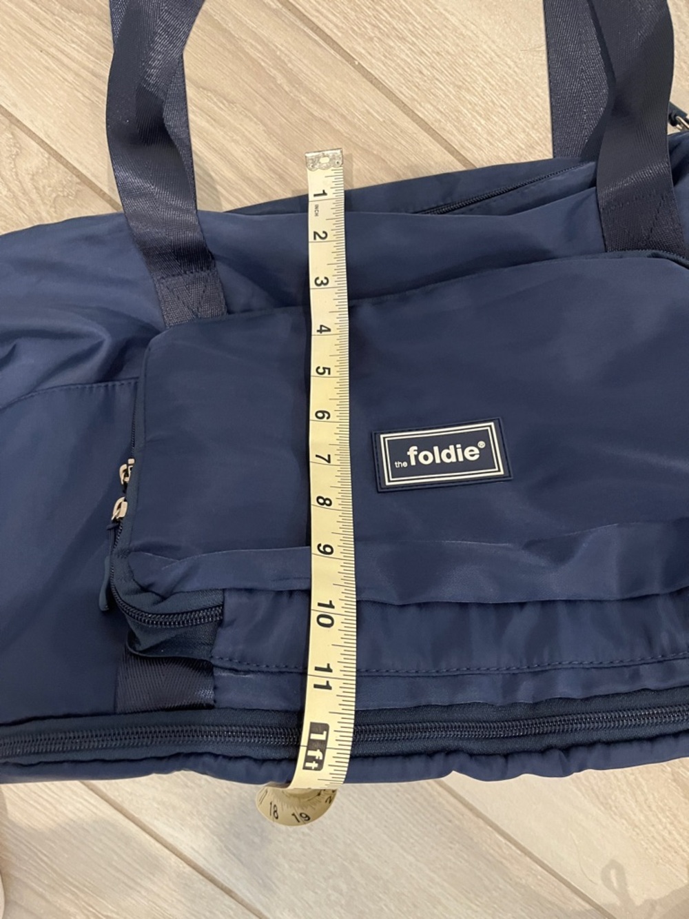 The Foldie Navy Travel  Bag - Picture 9 of 11